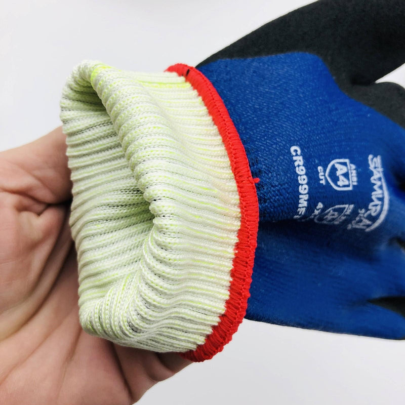 Global Glove CR999MFF Cut Resistant Glove Small Samurai Double Dipped 11 Pairs 7