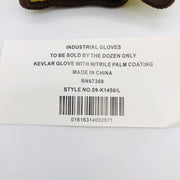 PIP 09-K1450 Work Gloves Size Large Cut Resistant A2 Black Nitrile Palm 12 Pairs 2