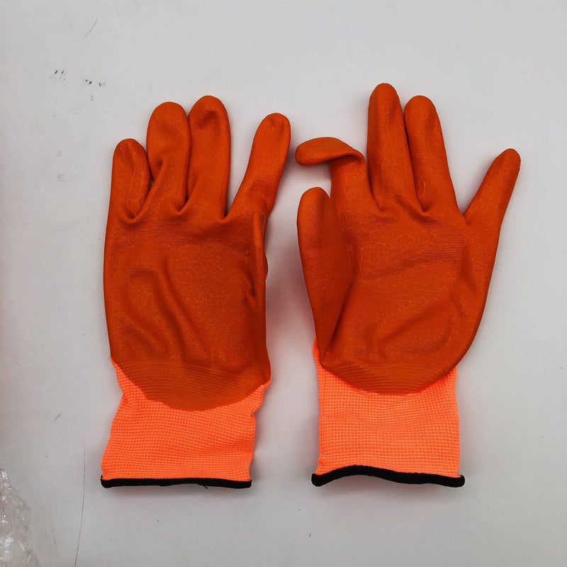 ActivArmr 97-012 Work Gloves Sz M/9 General Purpose Hi Viz Nitrile Foam 12 Pairs 3