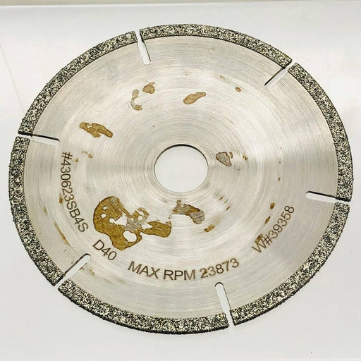 Continental SB4S Diamond Cut-Off Wheel 4" w/ 5/8 Arbor D40 Max RPM 23873 1