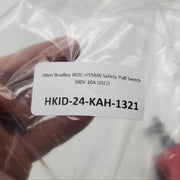 Allen Bradley 802C-H55M6 Safety Pull Switch 300V 10A USED 6