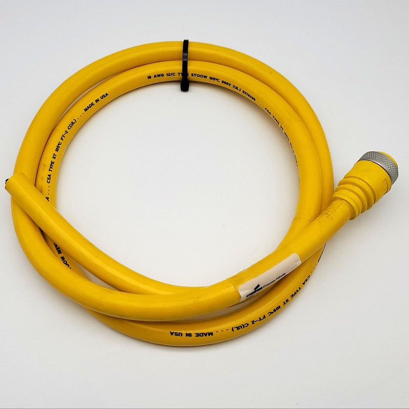 Cooper X8992-7 6ft 12 Conductor Mini-Line Cable STOOW Male & Bare End 600V 7A 1