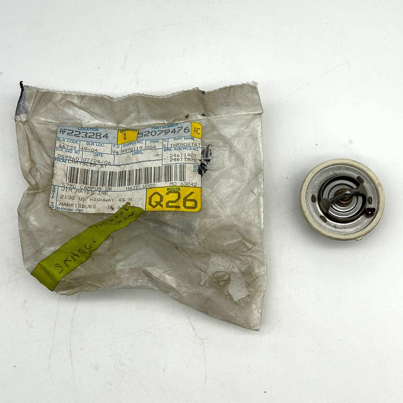 Mopar 52079476AC Thermostat OEM NOS for 2000 Jeep Open