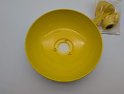 Bradley S24-195 Shower Head Compatible w/ SpinTec 10" Yellow Shroud Ring & Elbow 2
