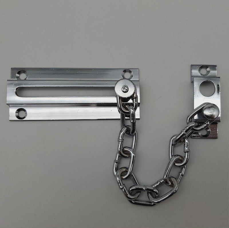 Loxem Solid Brass Door Chain Polished Chrome Finish No 1861 Extends Up to 3in 1