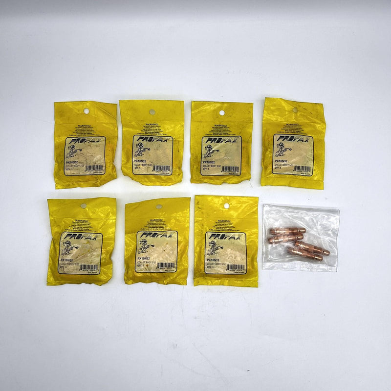 ProFax PX10N32 Collet Body for 3/32" 2.4mm Copper for Tig Welding Lot of 39