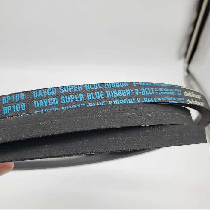 Dayco BP106 Belt Super Blue Ribbon 0.65" Width 109" Length V-Belt 3