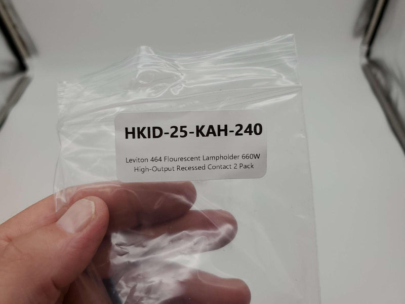Leviton 464 Fluorescent Lampholder 660W High-Output Recessed Contact 2 Pack 5
