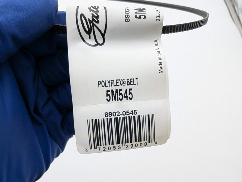 Gates 5M545 Polyflex Belt 3/16" Width 21.46" Length Ribbed Backing V-Belt 3