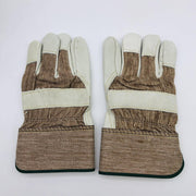 Magid TB525E Work Gloves Sz Medium Grain Leather Palm Wing Thumb PE Cuff 12 Pair 3