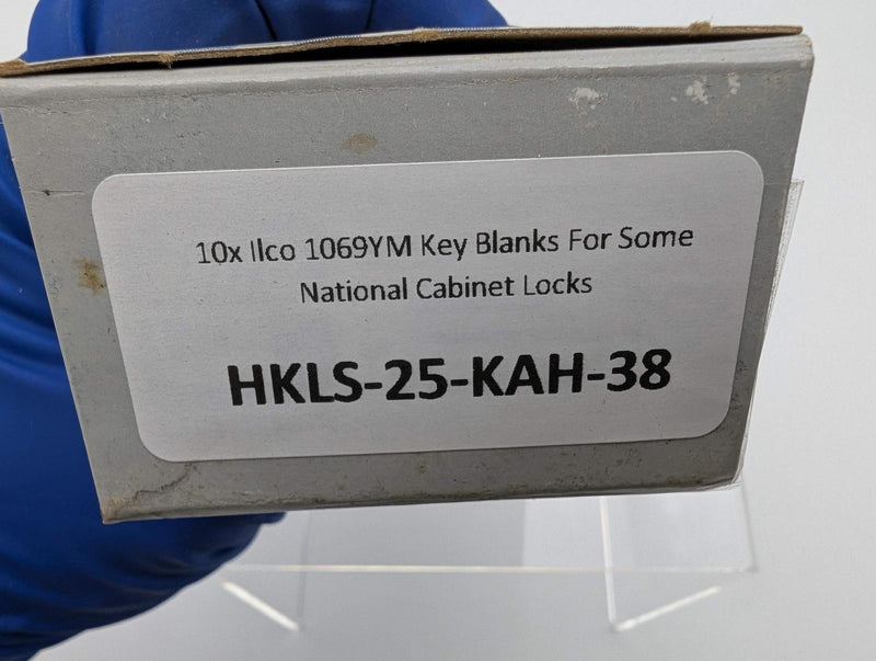 10x Ilco 1069YM Key Blanks For Some National Cabinet Locks 4