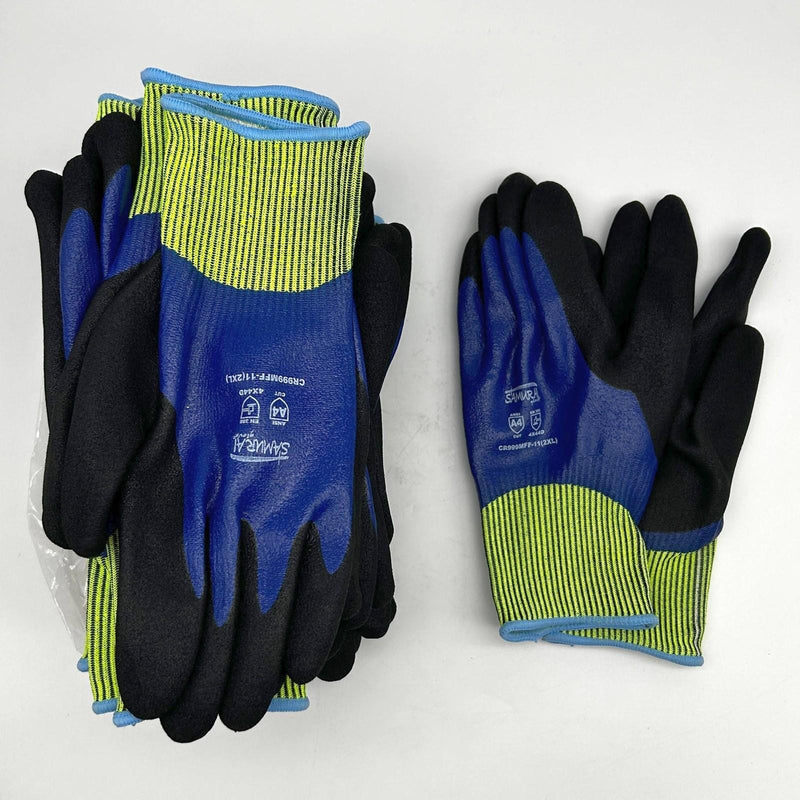 Global Glove CR999MFF Cut Resistant Glove 11/2XL Samurai Double Dipped 12 Pairs
