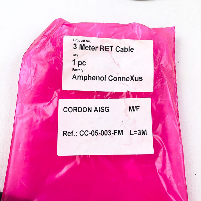 Amphenol ConneXus CC-05-003-FM RET Cable 3 Meter Cordon Aisg M/F New NOS 2