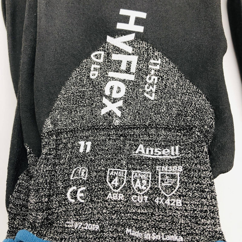 Ansell Hyflex 11537 Cut Resistant Work Glove Sz XXL 11 Nitrile Foam Palm 6 Pairs 3