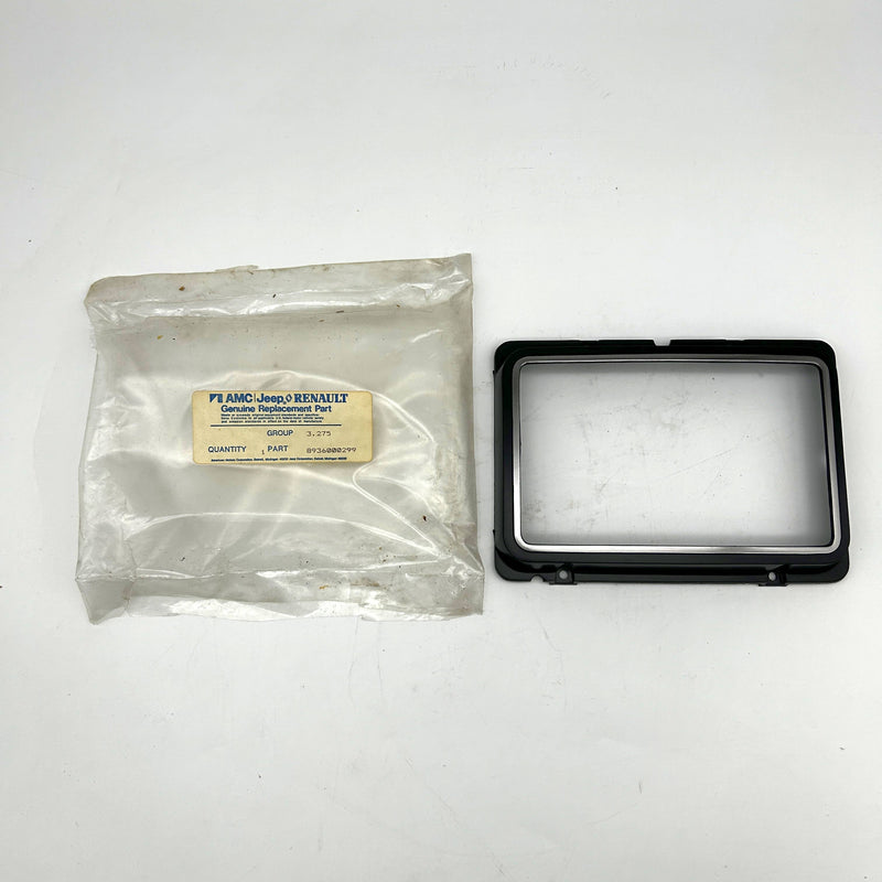 AMC Jeep Renault 8936000299 Bezel Plastic Group 3.275 OEM New Old Stock NOS Open 3
