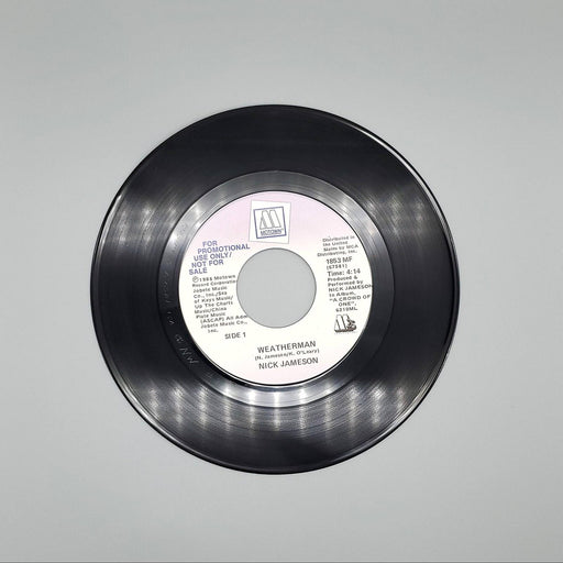 Nick Jameson Weatherman Single Record Motown 1986 1853 MF PROMO 1