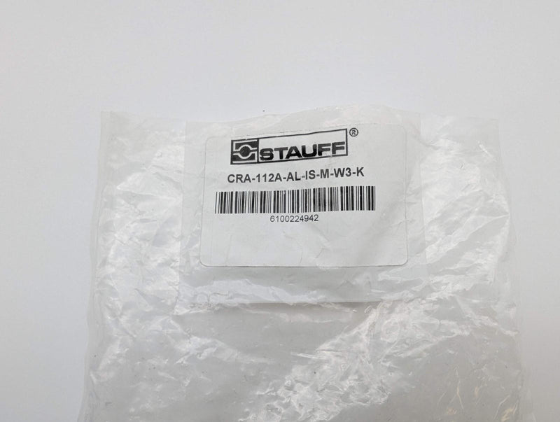 Stauff CRA-112A-AL-IS-M-W3-K Clamp Kit w/ Channel Rail Adaptor 12mm Body Size 6