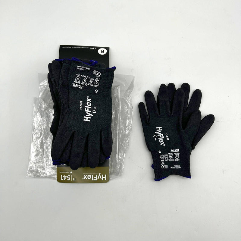 Ansell HyFlex 11541 Cut Resistant Glove 6.0 Extra Small A4 Nitrile 18-G 12 Pairs 9
