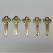 5x Lockwood Key Blanks S Keyway Nickel Silver 6 Pin USA Made NOS 3