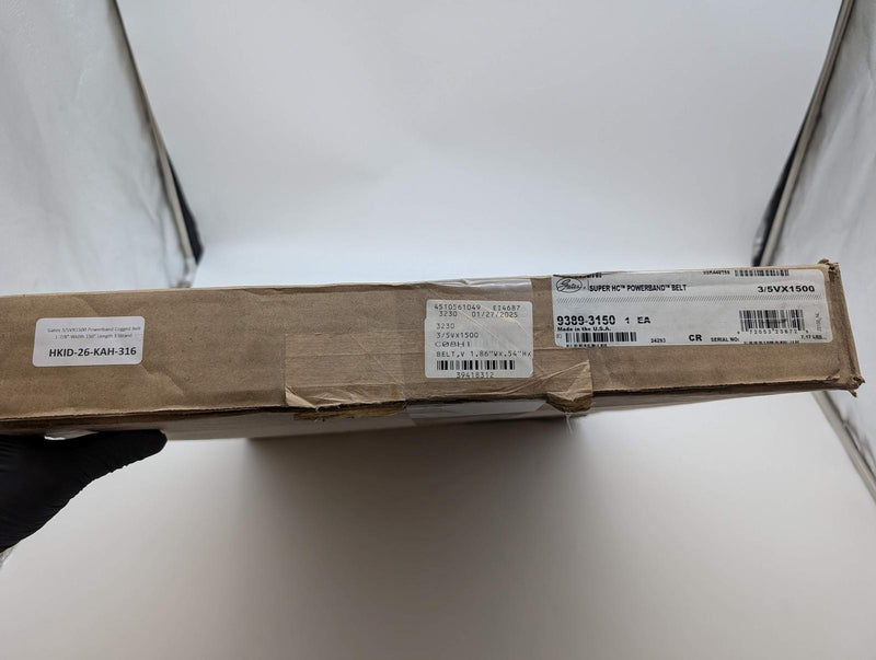 Gates 3/5VX1500 Powerband Cogged Belt 1-7/8" Width 150" Length 3 Strand 5
