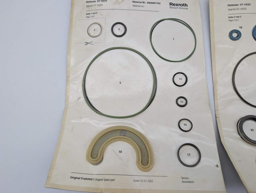 Bosch Rexroth R900891702 Repair Kit for V7-1X/25 Vane Pump Seals O-Rings 2