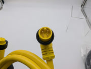 Brad Connectivity 1300100681 Sensor Cable 4-Pin M 90 Deg to 4-Pin F Straight 6ft 2