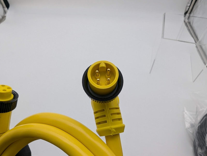 Brad Connectivity 1300100681 Sensor Cable 4-Pin M 90 Deg to 4-Pin F Straight 6ft 2