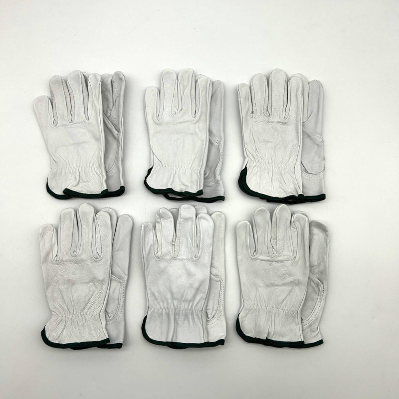 PIP 991K Leather Drivers Gloves Size Medium Keystone Thumb Slip On Cuff 6 Pairs 8