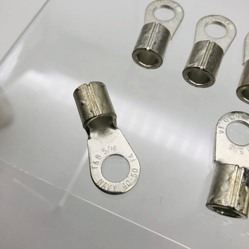 Thomas & Betts Sta-Kon F4-516 Ring Terminal 5/16 Non Insulated Brazed Seam 10pk 7