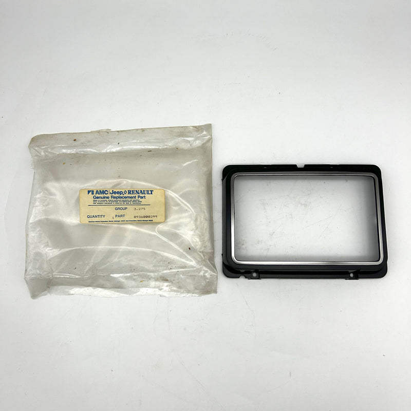 AMC Jeep Renault 8936000299 Bezel Plastic Group 3.275 OEM New Old Stock NOS Open 4