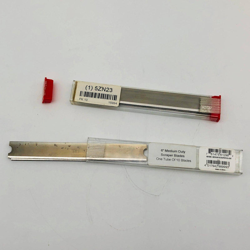 Unger MDSB0 Replacement Blades 6" Double Edged .036in Thick Medium Duty 17pk 1