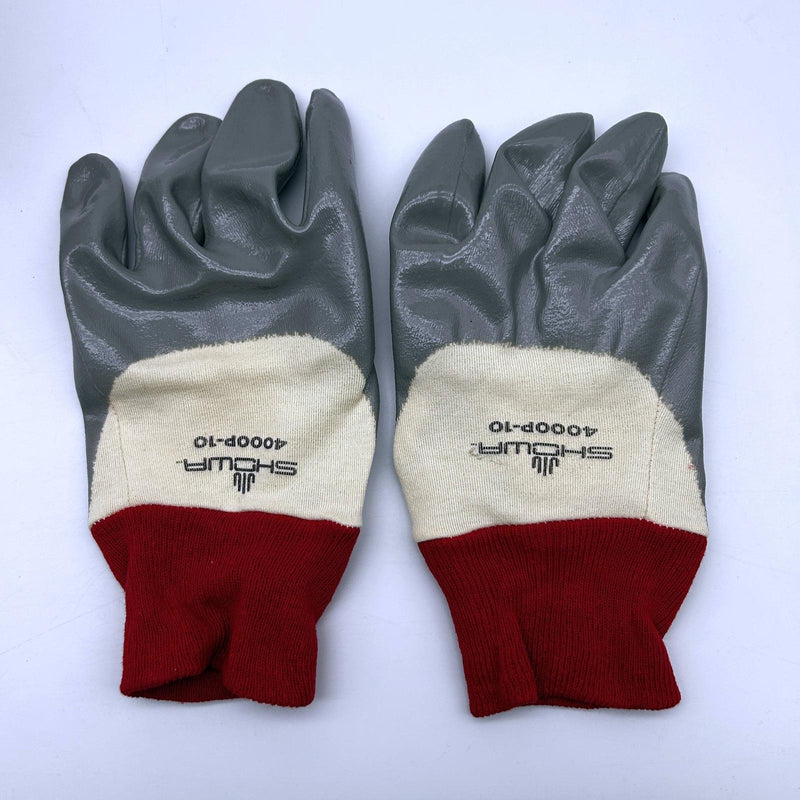 Showa 4000P Cut and Oil Resistant Gloves Size 10 Large Nitrile Palm 12 Pairs 4
