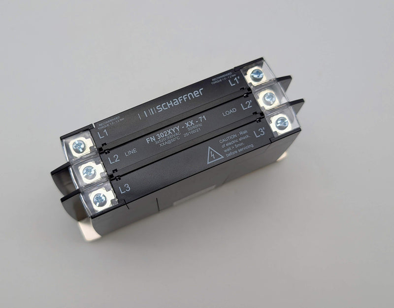 Schaffner FN3026HL-40-71 EMC EMI RFI Power Line Filter 3-Phase 40A 520VAC