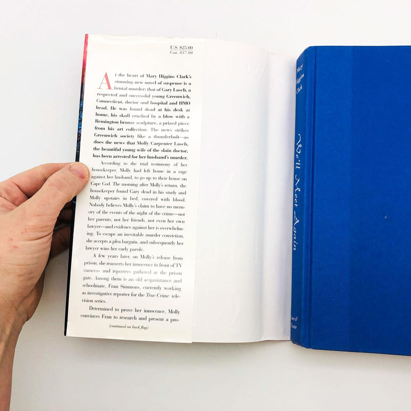 We'll Meet Again Mary Higgins Clark Hardcover 1999 1st Edition/1st Print Cp2 6