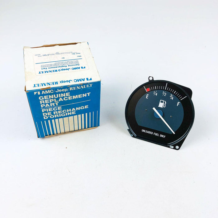 AMC Jeep 83500298 Fuel Gauge Blue Face OEM NOS 1981-86 Without Tachometer 10