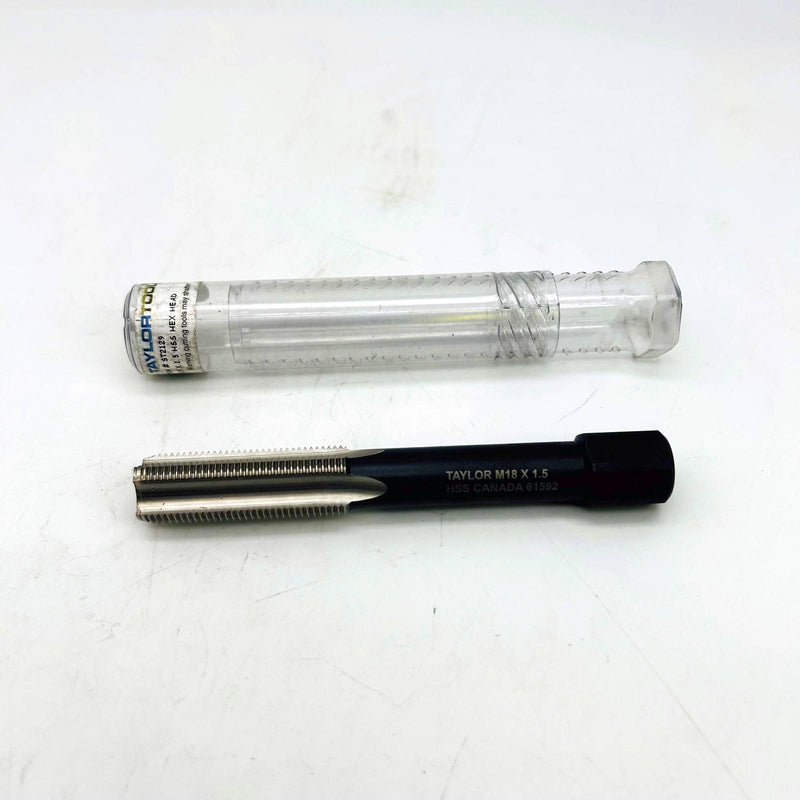Taylor Tool ST2129 Hex Head Tap M18 x 1.5 HSS 130mm OAL 50mm Thread 10