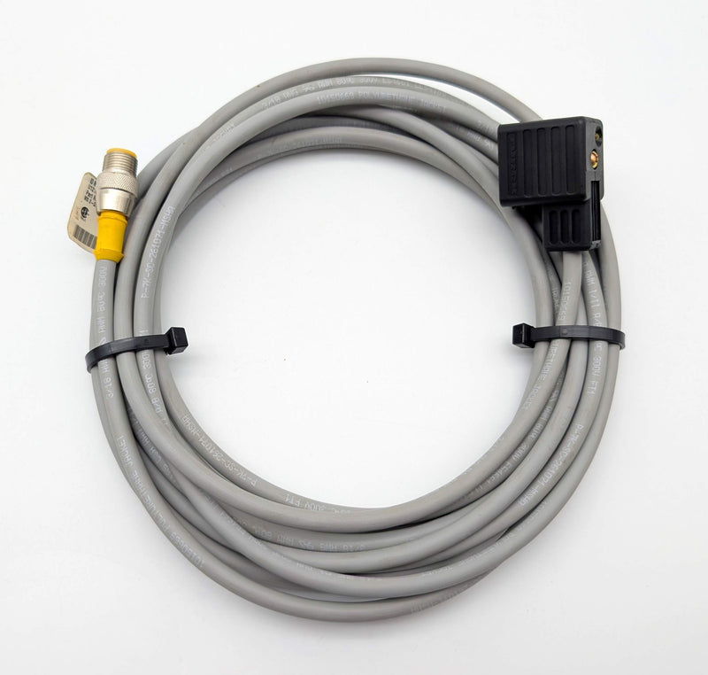 Turck VIS 2-D669-5M-RS 5.3T Valve Sensor Cable DIN 43650 to 5 Pin M12 Male 5M