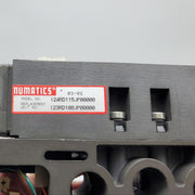 Numatics I24RD115JP00 Regulator Valve ISO 5599-2 Dual 10 - 130 PSI w/ Manifold 7