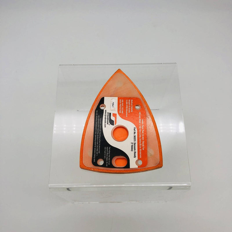 Dynabrade 56323 Backing Pad Triangular Hook Face 9mm Thick 100mm W x 150mm L 8