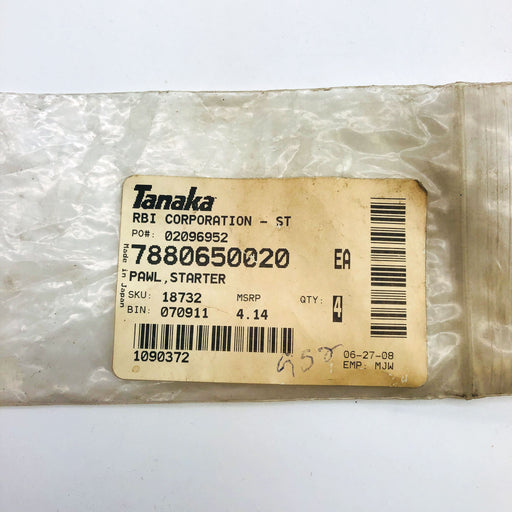 Tanaka 6684684 Starter Pawl Spring for String Trimmer OEM NOS Replces 7900609720 2