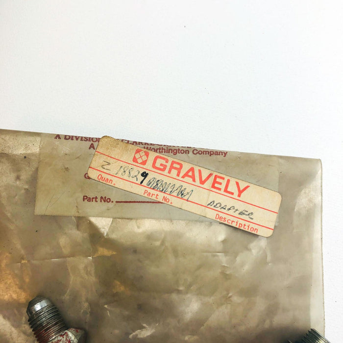 Gravely 018829 FTG HYD 45DEG M6O M6J Fitting Old Style OEM Used 08901200 Clean 2