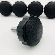 Davies 4210-X Eight Lobe Clamping Knob 5/16-18 Thr 1-3/4" Dia Thermoplastic 6pcs 1