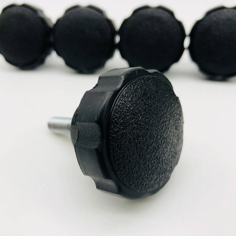 Davies 4210-X Eight Lobe Clamping Knob 5/16-18 Thr 1-3/4" Dia Thermoplastic 6pcs 1