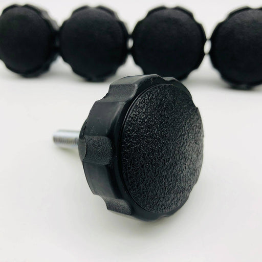 Davies 4210-X Eight Lobe Clamping Knob 5/16-18 Thr 1-3/4" Dia Thermoplastic 6pcs 1