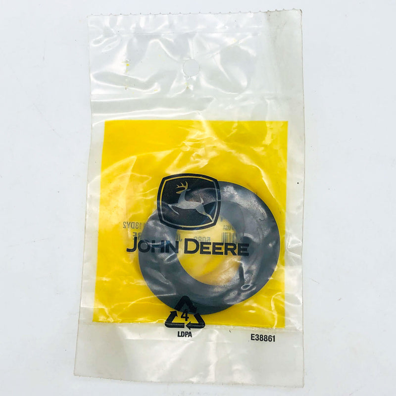 2x John Deere T21564 Washer Plain Rubber OEM New Old Stock NOS Sealed 1