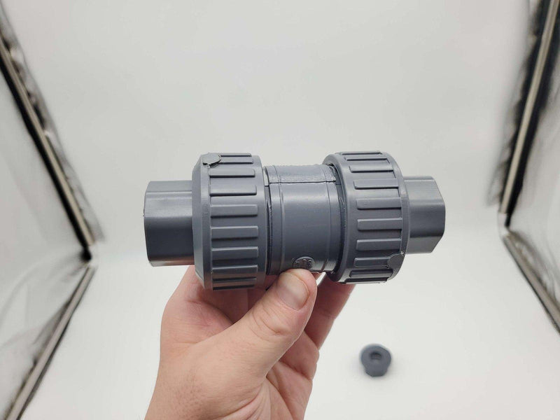 Nibco U45BC-V 3/4" True Union Ball Check Valve 150 PSI FKM Seal MA801U8 3