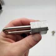 Abus No 41 HB Padlock 2"L x 1/4"D Shackle 1.6"W Body Laminated Steel Keyed Diff 4