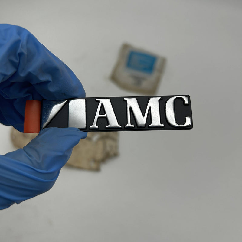 AMC Jeep 35001790 Nameplate Emblem Group 26.400 OEM New Old Stock NOS Open