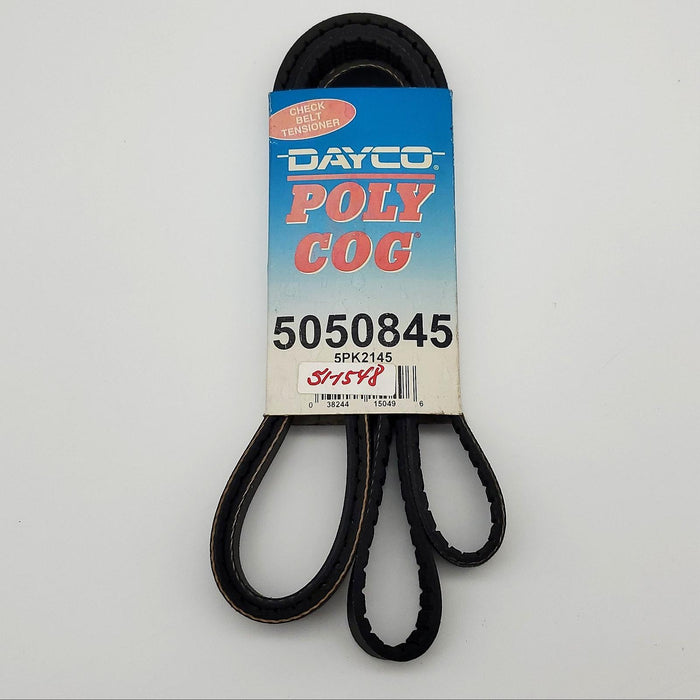 Dayco 5050845 Serpentine Belt 0.68" Width 84.5" Length Poly Cog V-Belt 1