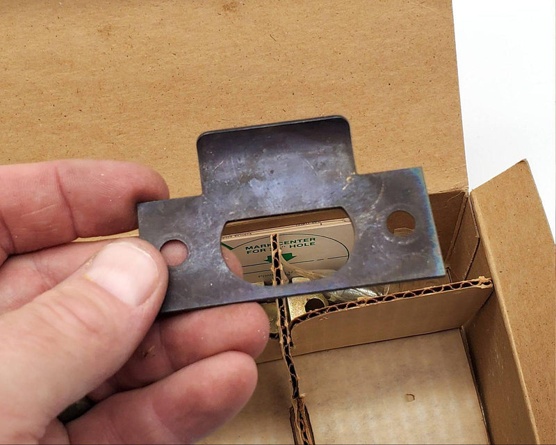 Schlage Door Knob Passage Latch Oil Rubbed Bronze Tulip 2-3/4" Backset A10S TUL 9